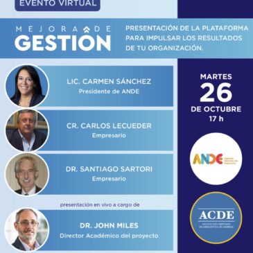 Evento ACDE Uruguay