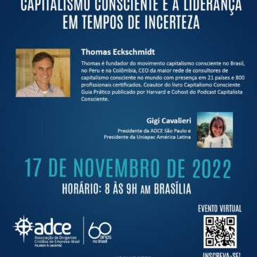CAPITALISMO CONSCIENTE E A LIDERANÇA EM TEMPOS DE INCERTEZA