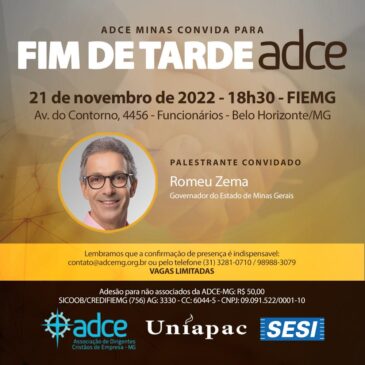 FIM DE TARDE ADCE Minas Gerais – 21/11