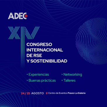XIV Congreso Internacional de RSE y Sostenibilidad – 24 y 25/8