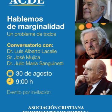 ACDE Uruguay y su Conversatorio – 30/8 – 9 hs de Uruguay
