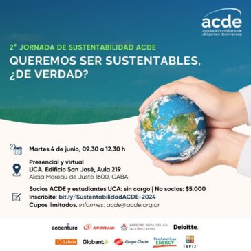 ACDE Argentina y la 2a. Jornada de Sustentabilidad – 8/6