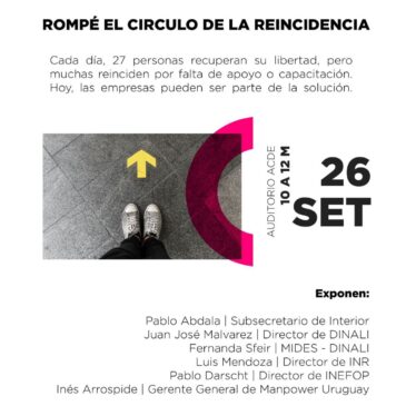 ACDE Uruguay presenta su programa «Liberados» – Jueves 26/9 – 10 hs.