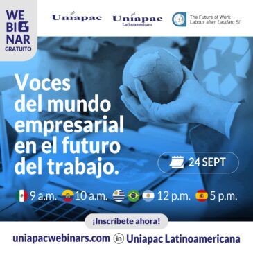 Webinar gratuito – Miércoles 24/9 – Voces del mundo empresarial en el futuro del trabajo